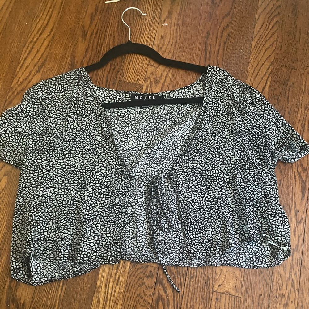 Urban Outfitters tie blouse